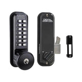 Lockey 2500KO Mechanical Digital Sliding Door Lock With Key Override