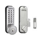 Lockey 2500KO Mechanical Digital Sliding Door Lock With Key Override