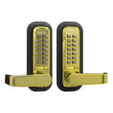 Lockey 2835DC Keyless Mechanical Digital Double Sided Combination Spring Latch Door Lock