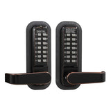 Lockey 2835DC Keyless Mechanical Digital Double Sided Combination Spring Latch Door Lock