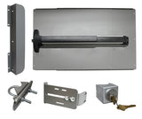 Lockey ED-52 EDGE Safety Panic Shield Kit With Detex V-40 Panic Bar
