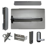 Lockey ED-62 EDGE Security Panic Shield Kit With Detex V-40 Panic Bar