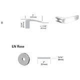 Sargent 8237 LNB Classroom Mortise Lock, B Lever, LN Rose