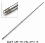 Roto HPD1 Flushbolt Rod, M8 x 9.5 mm Diameter, 2004 mm - 899846