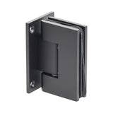 M-037ORB Wall to Glass Square Shower Door Hinge in Antique Black finish for Frameless Heavy Glass Shower Doors