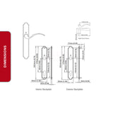 Hoppe Munchen Active Handle Set 8765035
