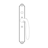HOPPE HLS 9000 Active Sliding Door Set, Polished Chrome -2081713