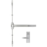 Marks USA M9900VR x MESC600F Surface Vertical Rod Panic Exit Device with Escutcheon Lever Trim, Storeroom Function