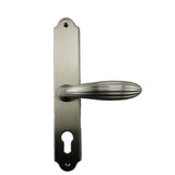 Elena Lever, Lara 68mm Backplate, Patio/ Inactive Handleset - Satin Nickel