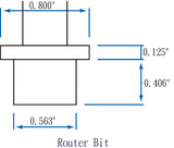 MPLDB203 Router Bit for Rockwell Multipoint Locks