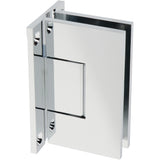MQ1037CP0- ROCKWELL CONTEMPORARY ADJUSTABLE HEAVY DUTY SHOWER HINGE OFFSET WITH RECESSED FULL BACKPLATE IN POLISHED CHROME