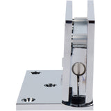 MQ2039CP0- CONTEMPORARY ADJUSTABLE HEAVY DUTY SHOWER HINGES OFFSET WITH RECESSED FULL BACKPLATE IN POLISHED CHROME