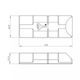 MVP™2000 (ArmaDLock) set of 2 (1 for Rear and 1 for side doors) Keyed Alike - Includes 3 keys and 1 Card (4 Chamber Product)
