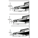 Endura Z-Series Full narrow Continuous Sidelite inswing, Adjustable Cap Sill, Choose Sill length,width & Finish