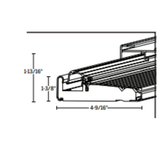 Endura Z Full narrow All-Aluminum Articulating Cap Sills for Contineous Sidelite, Choose Sill length,width & Finish