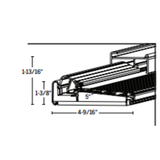 Endura Z-Series RDS All-Aluminum Articulating Cap Sills for Contineous Sidelite, Choose Sill length,width & Finish