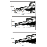 Endura Z-Series Continuous Sidelite inswing, Adjustable Cap Sill, Choose Sill length,width & Finish
