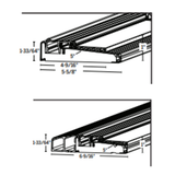 Endura Z-Series Full narrow Bumper Outswing Sidelite Sill, Choose Sill length,width & Finish