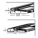 Endura Z-Series RDS Bumper Outswing Sidelite Sill, Choose Sill length,width & Finish