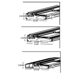 Endura Z-Series Bumper Outswing Continuous Sidelite Sill, Choose Sill length,width & Finish