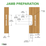 Truth Sentry Hinged Door Adjustable Guide Hinge, Rho / Lhi, 4 X 4 Inches - 9748011