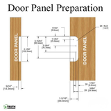 Truth Sentry Hinged Door Adjustable Guide Hinge, Rho / Lhi, 4 X 4 Inches - 9748011