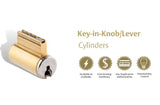 Medeco³ Key in Knob/Lever Cylinder