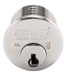 Medeco Biaxial Standard 6 Pin Mortise Cylinder, 1-1/8" - 1-3/4", Straight Cam, G3 Keyway