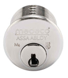 Medeco Biaxial Standard 6 Pin Mortise Cylinder, 2"- 5" Length, Straight Cam, G3 Keyway