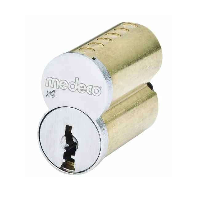 Medeco 33600006-N-26-DBQ-S Interchangeable Core Cylinder, Small Format, Medeco X4, DBQ Keyway, 6-Pin, Sub-Assembly