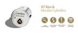 Medeco XT Horizontal/Vertical Rim Cylinder