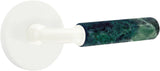 Emtek 5059 Select Brass Lever Handle With Stem And Disk Rosette Dummy, Pair