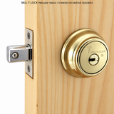 MUL-T-LOCK MTL600 Hercular® Captive Key Deadbolt (decorative style)