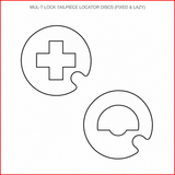 Mul-T-Lock Tailpiece Locator Disc for MUL-T-LOCK KIK/KID Cylinders