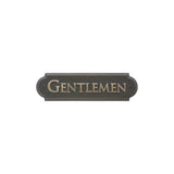 Nameplate Gentlemen