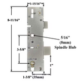 1000 Active Gearbox, 35/92 Mortise Lock Body, American Version