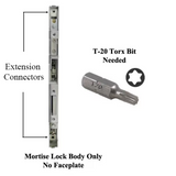 P1000 Active Gearbox, 45/92 Mortise Lock Case Body, American Version