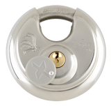 Chateau C-99X-CD-KD 2-3/4" X-Type Stainless Steel Disc Padlock with Weather Cover, Keyed Different, 6-Pin, Carded