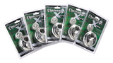 Chateau C-99X-5-CD-KA 2-3/4" X-Type Stainless Steel Disc Padlock 5-Pack with Weather Cover, Keyed Alike, 6-Pin