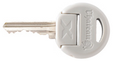 Chateau C-99X-CD-KD 2-3/4" X-Type Stainless Steel Disc Padlock with Weather Cover, Keyed Different, 6-Pin, Carded
