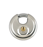 Chateau C-770-2-CD-KA 2-3/4" Stainless Steel Disc Padlock Twin Pack, Keyed Alike, 7-Pin, Carded