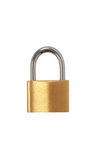 Chateau C-540-BD-KA 1-1/2" Brass Vacant Unit Padlock – Keyed Alike