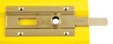 Chateau C-487B-4-BK-SGL 4-Bolt Bezel® Door Latch – Double Zinc-Plated with E-Coat Finish