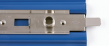 Chateau C-485B-BK-SGL-S Stainless Steel 2-Bolt Bezel® Door Latch