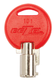 Chateau C-480-BK-OL Red Overlock Key for C-480 Series Cylinder Locks