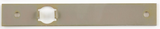 Chateau C-492-BK-ZC Convertible Backplate for Bezel® Latches – Yellow Zinc