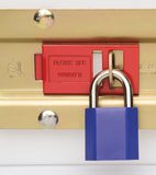 Chateau C-489-BK-U Universal Red Double Lock Plate for Bezel® Latches