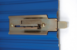 Chateau C-ARL-1 Zinc-Plated Slide Bolt Latch for Round Corrugated Roll-Up Doors