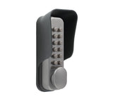 CodeLocks CL160 MECHANICAL Surface Latch, Quick Code, Silver Grey