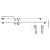 PanoLock Plus Multi-Point Locks 1000 – 1” Wide Faceplate